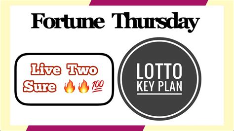 Fortune Thursday Live Two Sure Set .